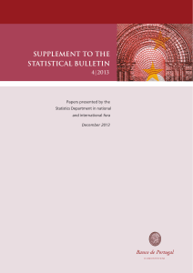 SUPPLEMENT TO THE STATISTICAL BULLETIN 4 3