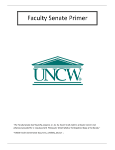 Faculty Senate Primer