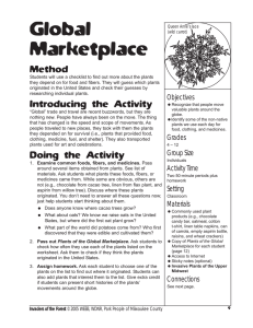 Global Marketplace Method