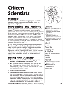 Citizen Scientists Method