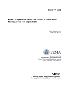 NIST TN 1658 Sleeping Room Fire Experiments