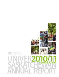 2010/11 university of saskatchewan annual report