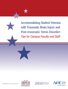 Accommodating Student Veterans with Traumatic Brain Injury and Post-traumatic Stress Disorder: