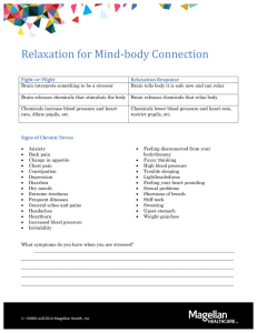 Relaxation for Mind-body Connection Fight-or-Flight Relaxation Response
