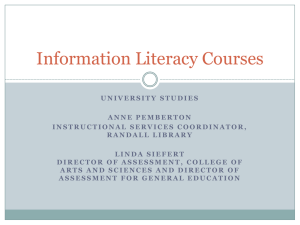 Information Literacy Courses