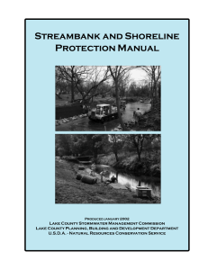 Streambank and Shoreline Protection Manual
