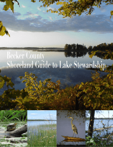 Becker County Shoreland Guide to Lake Stewardship