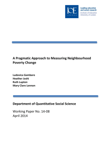 A Pragmatic Approach to Measuring Neighbourhood Poverty Change