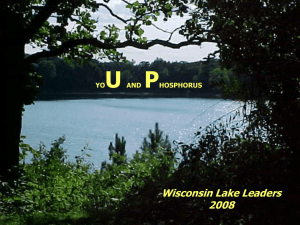 U P Wisconsin Lake Leaders 2008