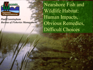 Nearshore Fish and Wildlife Habitat: Human Impacts, Obvious Remedies,