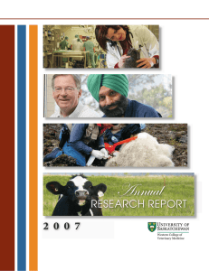 Annual 2  0  0  7 RESEARCH REPORT Western College of