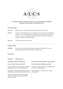 10 Biennial Conference of the Association for Low Countries Studies (ALCS2014)