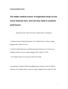 The hidden medical school: A longitudinal study of how