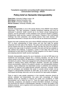 Policy brief on Semantic Interoperability