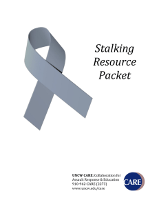 Stalking Resource Packet