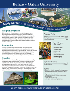 Belize - Galen University  Study A broad