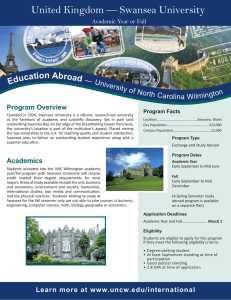 United Kingdom — Swansea University Educati on Abroad