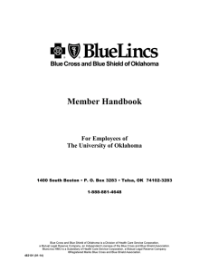 Member Handbook  For Employees of The University of Oklahoma