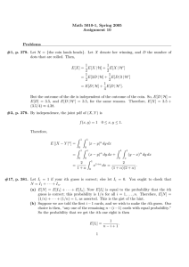 Math 5010-1, Spring 2005 Assignment 10 Problems