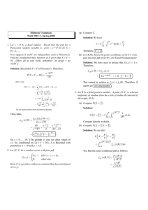 Midterm 3 Solutions Math 5010–1, Spring 2005 Let .