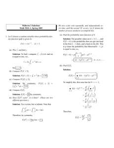 Midterm 3 Solutions Math 5010–1, Spring 2005