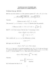 MATH 5010–001 SUMMER 2003 SOLUTIONS TO ASSIGNMENT 7 Problems from pp. 228–231: 38.