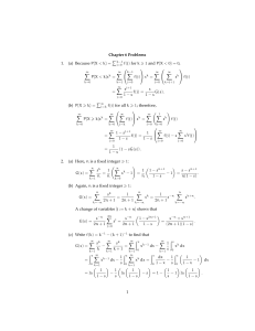 Chapter 6 Problems P {X &lt; k} = 1.