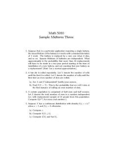 Math 5010 Sample Midterm Three