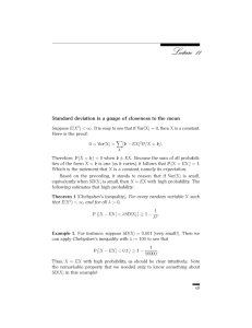 Standard deviation is a gauge of closeness to the mean