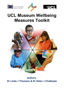 UCL Museum Wellbeing Measures Toolkit  Authors