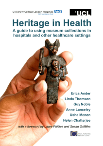 Heritage in Health  A guide to using museum collections in