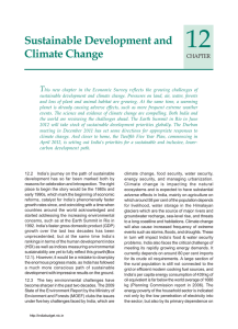12 Sustainable Development and Climate Change T