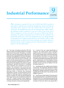 9 Industrial Performance A CHAPTER