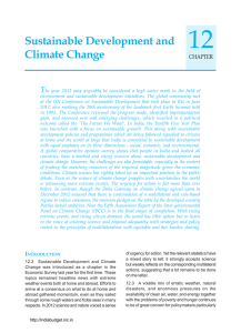 12 Sustainable Development and Climate Change T
