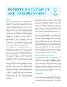 9 POVERTY, EMPLOYMENT AND UNEMPLOYMENT Chapter