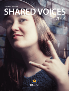 SHARED VOICES 2014 The UArctic Magazine
