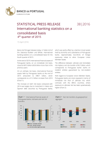 STATISTICAL PRESS RELEASE 38|2016 International banking statistics on a