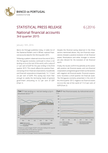 STATISTICAL PRESS RELEASE 6|2016 National financial accounts