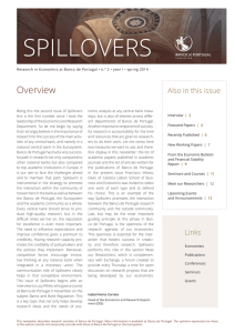 SPILLOVERS Overview Also in this issue