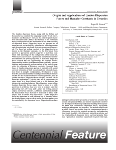 Origins and Applications of London Dispersion