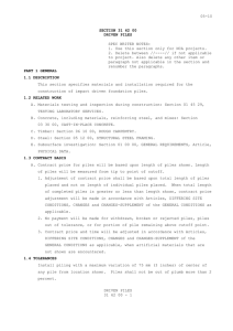 05-10 SPEC WRITER NOTES: 1. Use this section only for NCA projects.