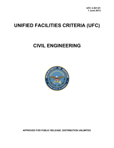UNIFIED FACILITIES CRITERIA (UFC) CIVIL ENGINEERING UFC 3-201-01