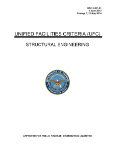 UNIFIED FACILITIES CRITERIA (UFC ) STRUCTURAL ENGINEERING