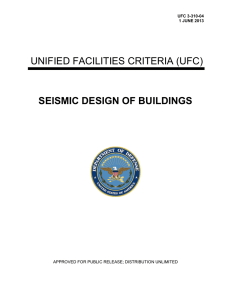 SEISMIC DESIGN OF BUILDINGS UFC 3-310-04 1 JUNE 2013