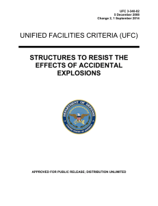 UNIFIED FACILITIES CRITERIA (UFC) STRUCTURES TO RESIST THE EFFECTS OF ACCIDENTAL
