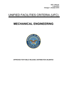 UNIFIED FACILITIES CRITERIA (UFC) MECHANICAL ENGINEERING UFC 3-401-01