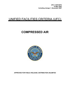 UNIFIED FACILITIES CRITERIA (UFC) COMPRESSED AIR