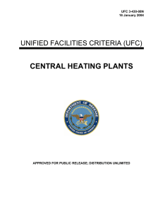 CENTRAL HEATING PLANTS  UNIFIED FACILITIES CRITERIA (UFC) UFC 3-430-08N