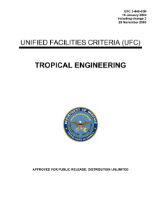 TROPICAL ENGINEERING  UNIFIED FACILITIES CRITERIA (UFC)