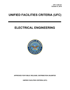 UNIFIED FACILITIES CRITERIA (UFC) ELECTRICAL ENGINEERING